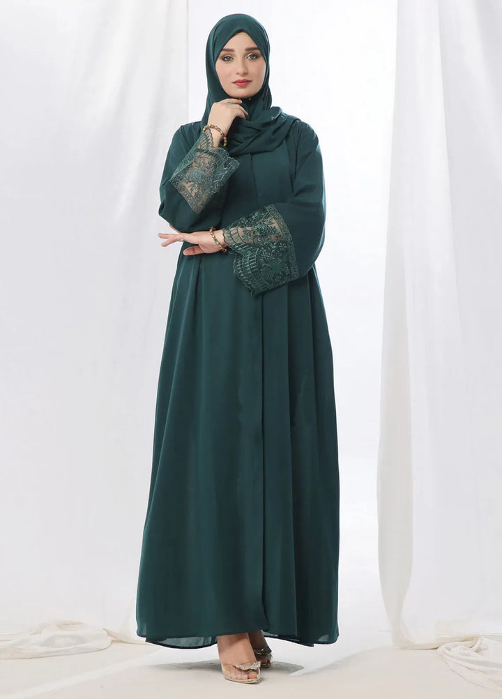 TGM Pret Embroidered Georgette Abaya Naushabah