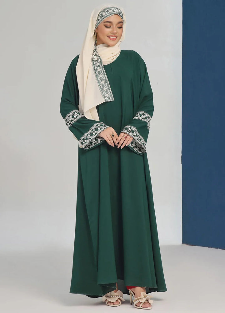 TGM Pret Embroidered Georgette Abaya Noora