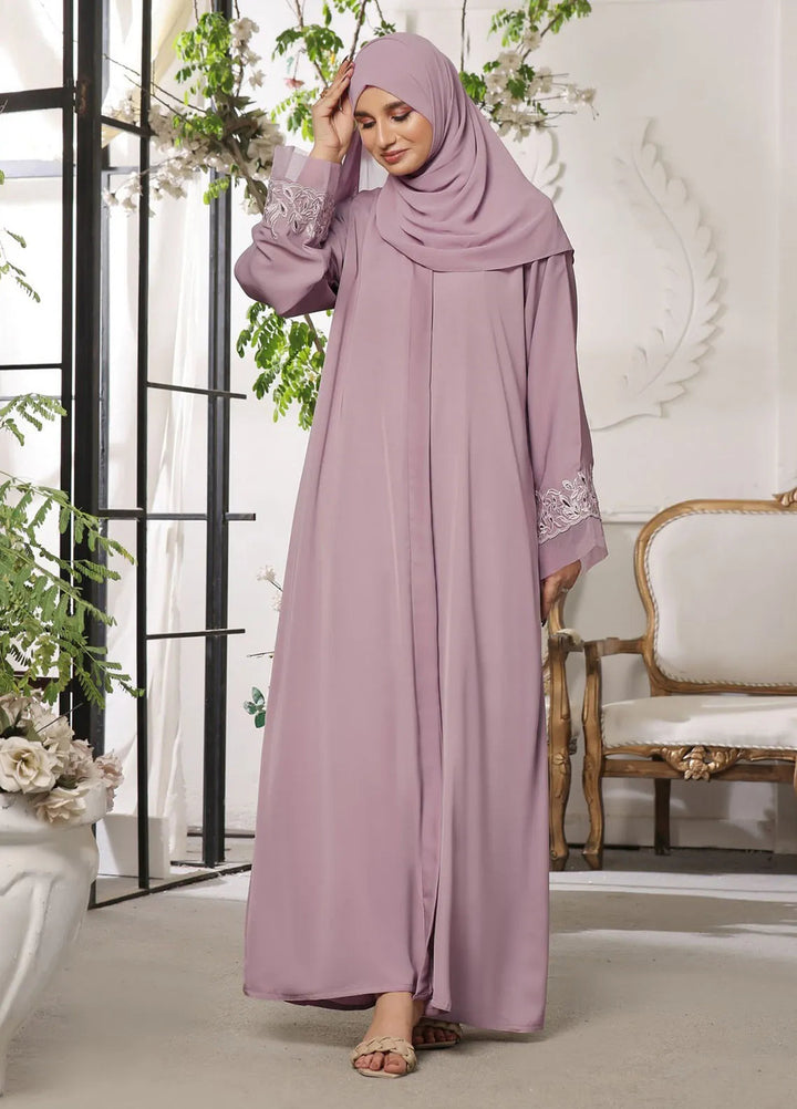 TGM Pret Embroidered Nidha Abaya Blossom Grace