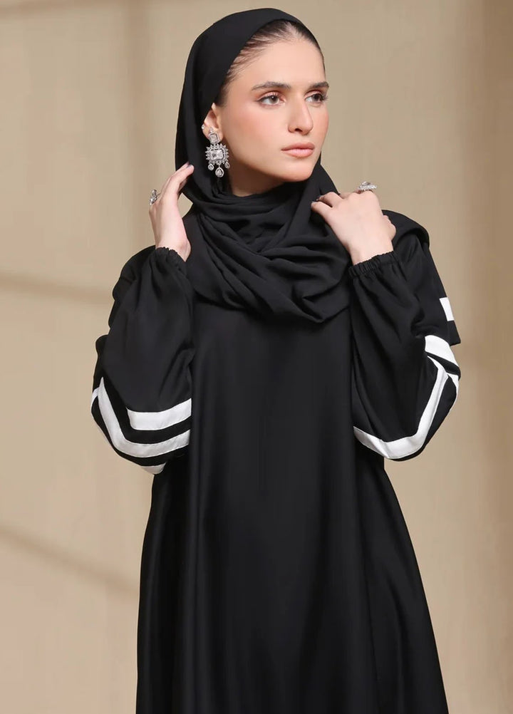 TGM Pret Plain Nidha Abaya Blaze Black