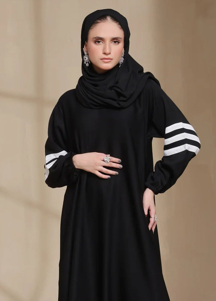 TGM Pret Plain Nidha Abaya Blaze Black