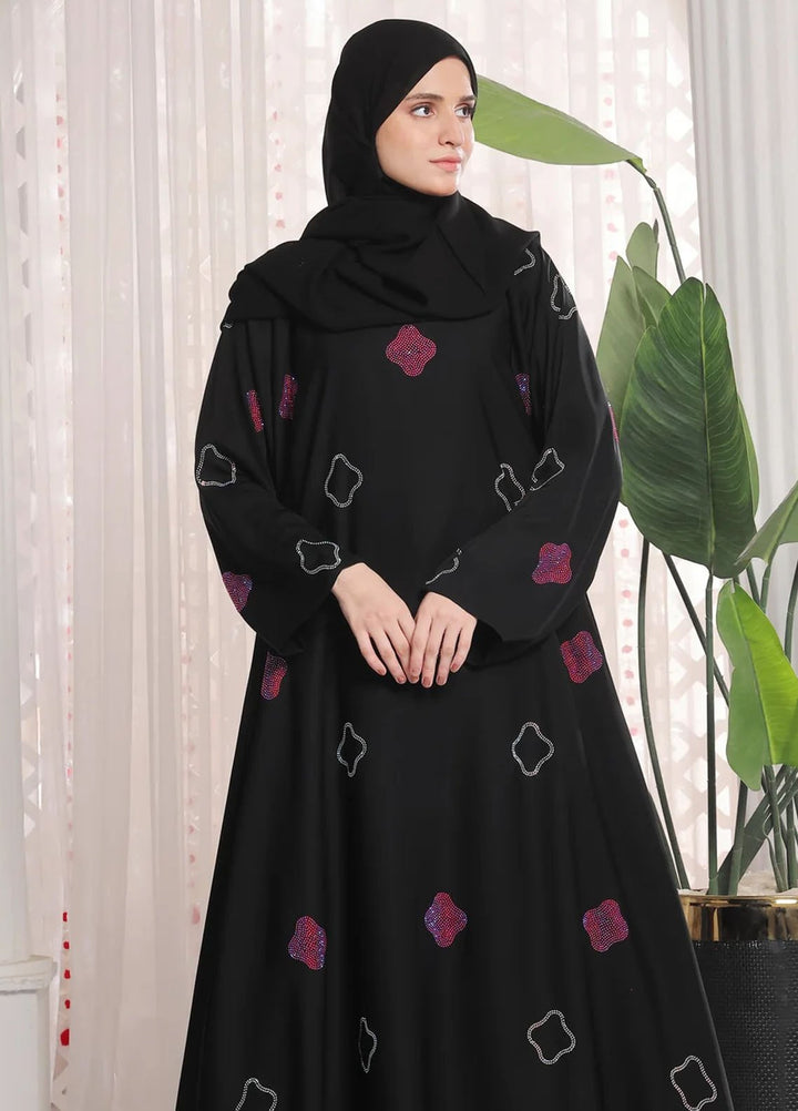 TGM Pret Stone Work Nidha Abaya Muneeza