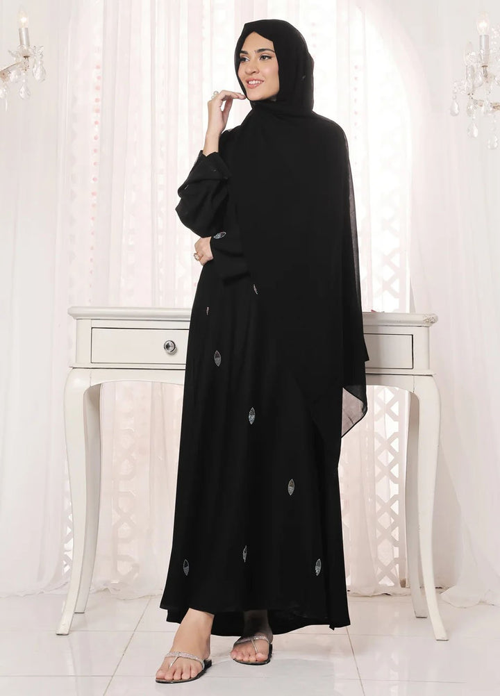 TGM Pret Stone Work Nidha Abaya Zunairah