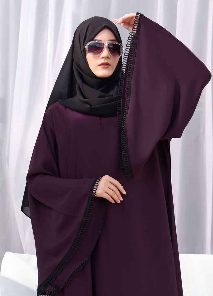 The Great Master (TGM)  Korean Nida Front Closed Abaya Emira