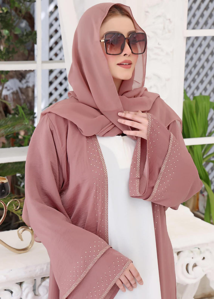 The Great Master (TGM)  Nida Stitched Abaya Blossom Spring