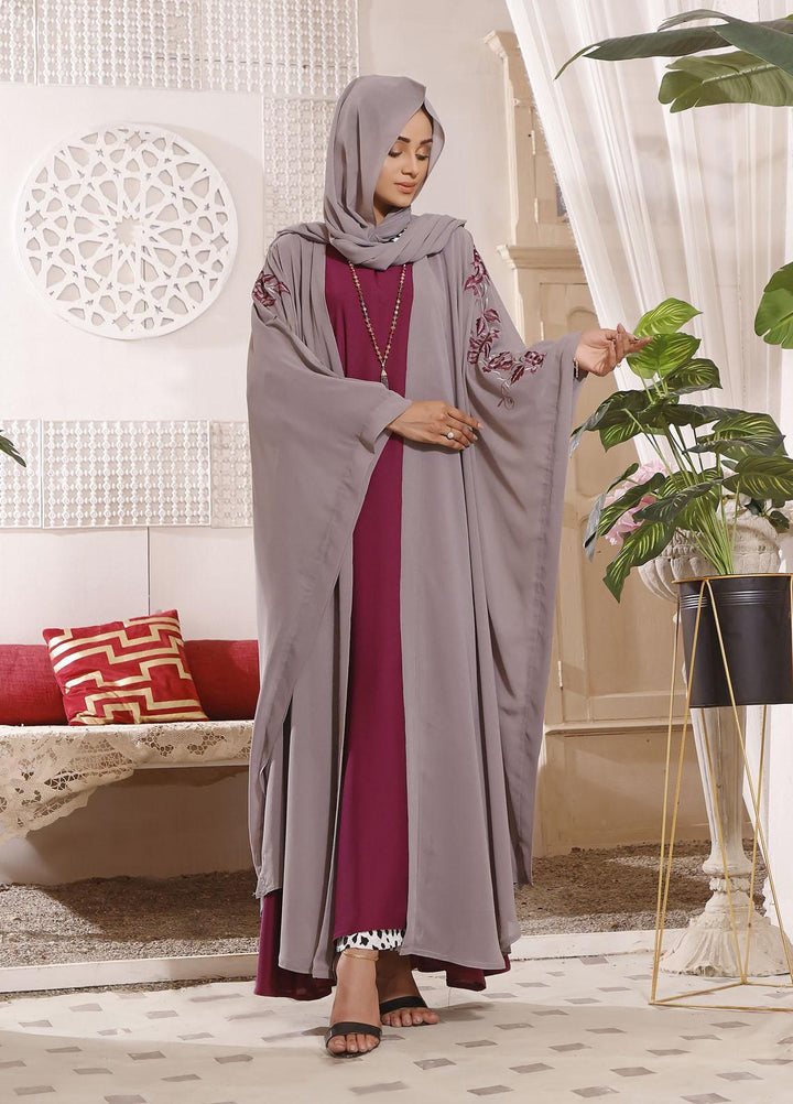 The Great Master (TGM)  Korean Nida Front Open Abaya TGM22MM Shanyera