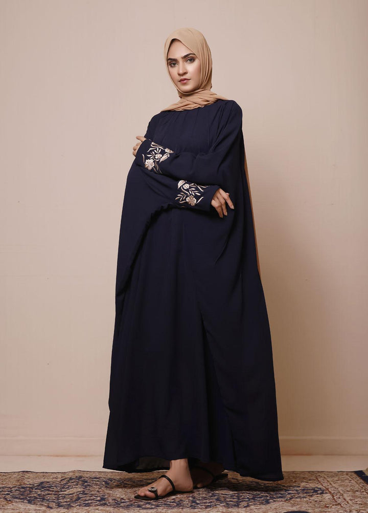 The Great Master (TGM)  Korean Nida Front Closed Abaya TGM22MM Sheesh Mahal