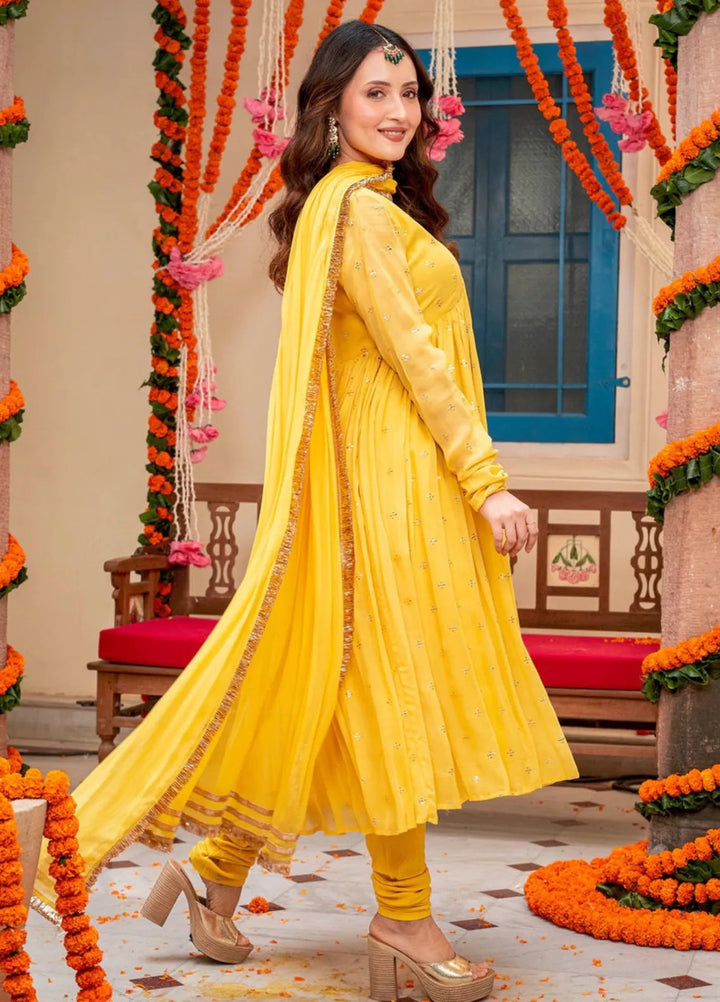 The Girls Store Pret Solid Chiffon 3 Piece Suit Gemma