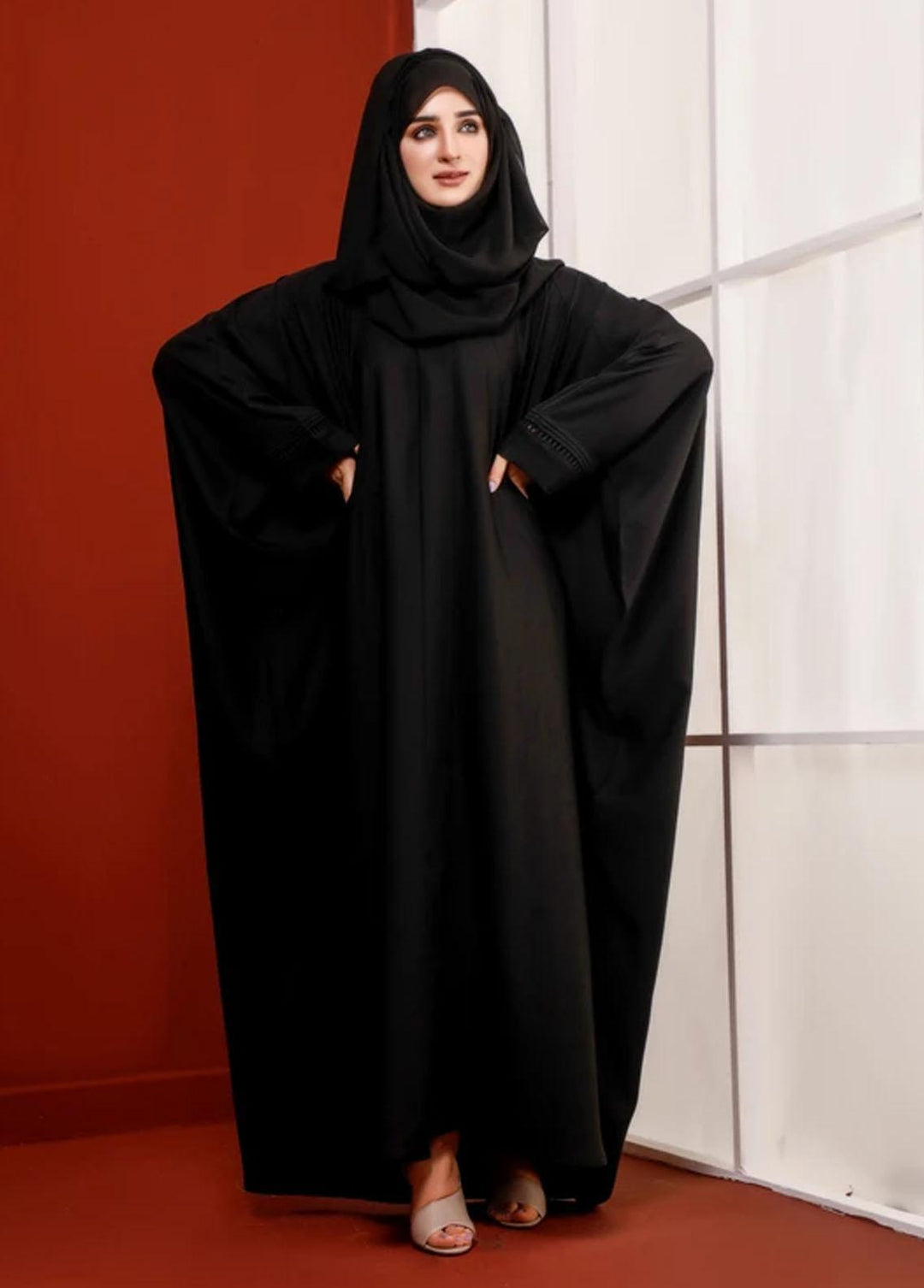 The Great Master (TGM) Formal Nida Stitched Abaya TGM21A Abaah e Khas