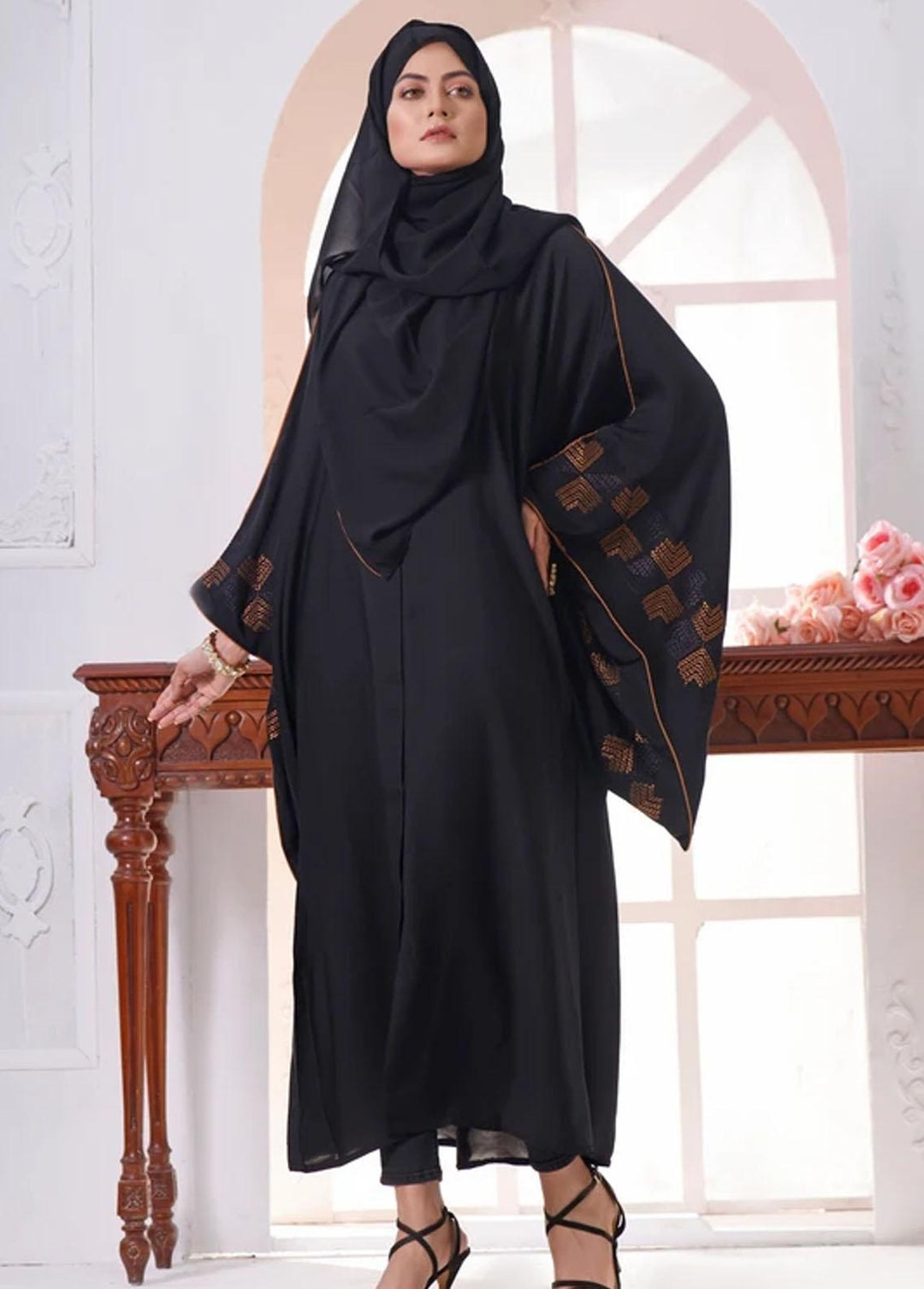 The Great Master (TGM) Formal Nida Stitched Abaya TGM21A Amayl