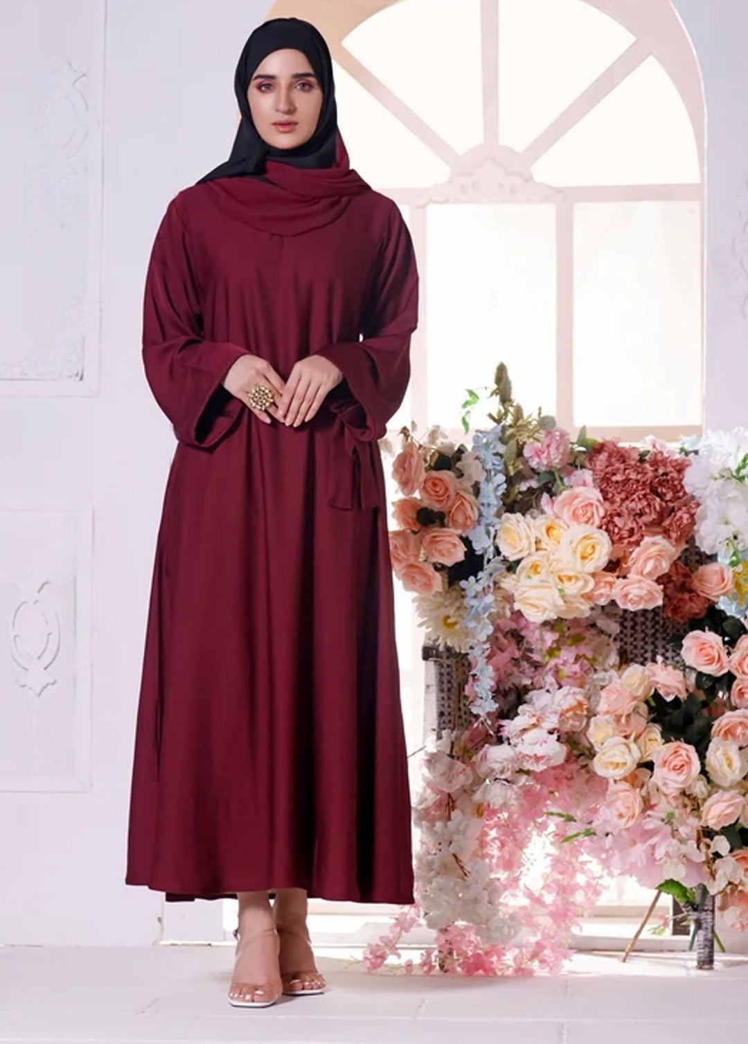 The Great Master (TGM) Formal Nida Stitched Abaya TGM21A Ammara