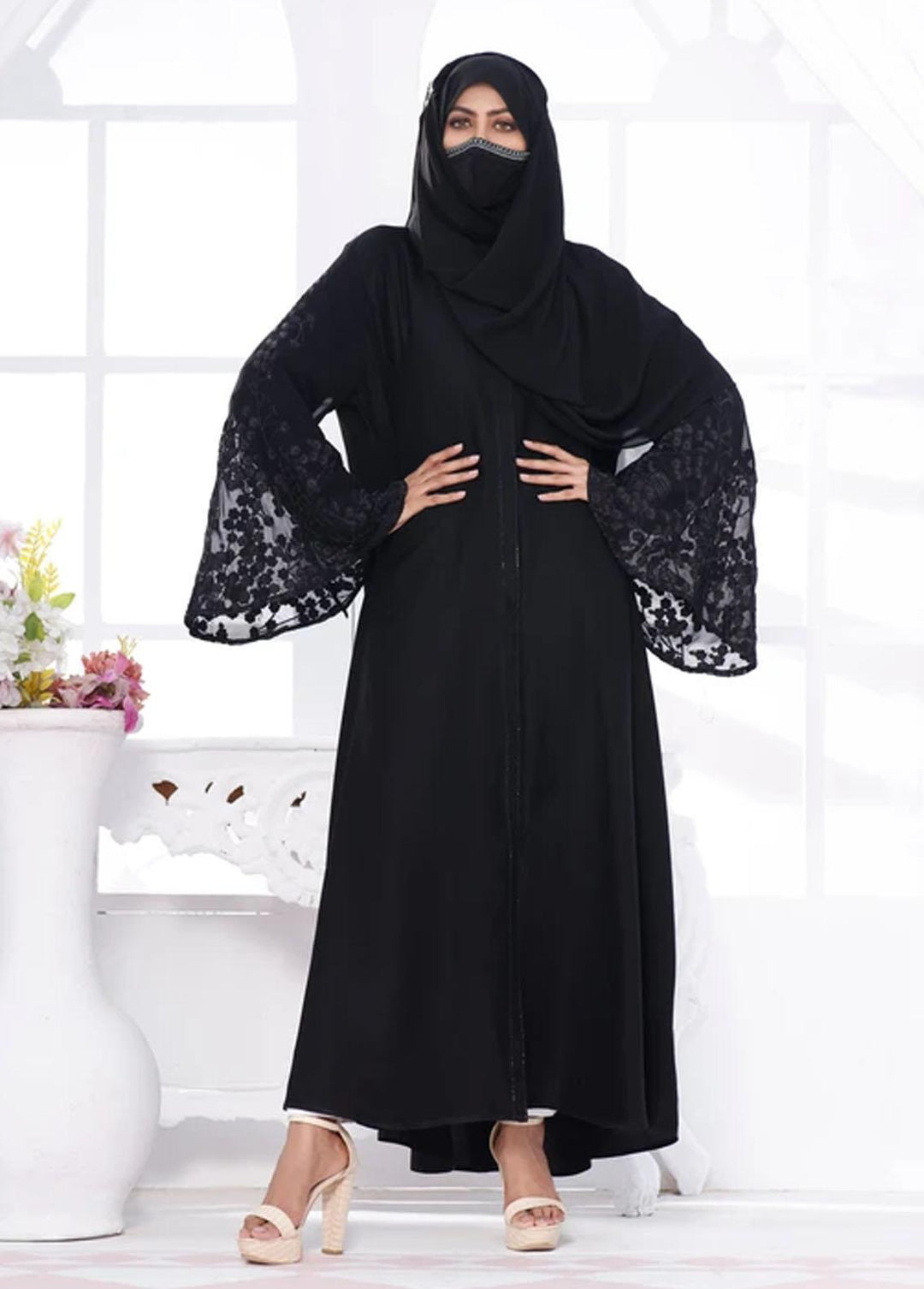 The Great Master (TGM) Formal Nida Stitched Abaya TGM21A Malaika Hoor