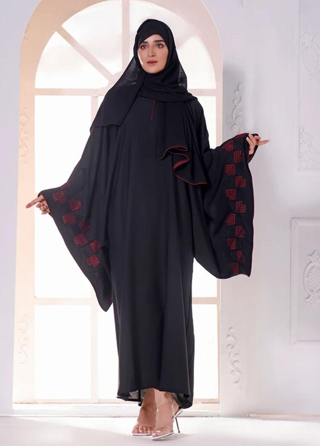 The Great Master (TGM) Formal Nida Stitched Abaya TGM21A Nazneen