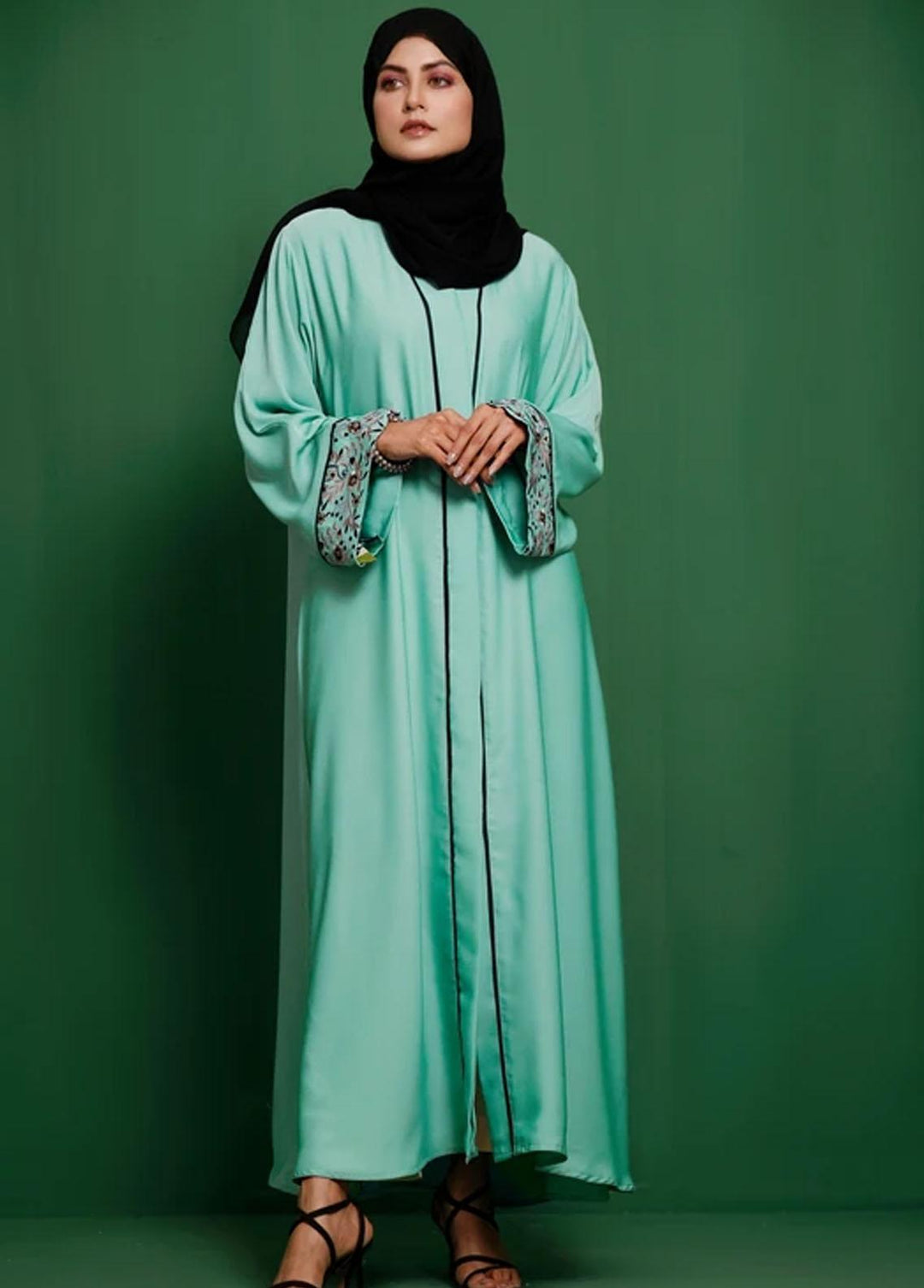 The Great Master (TGM) Formal Georgette Stitched Abaya TGM21A Zeenat