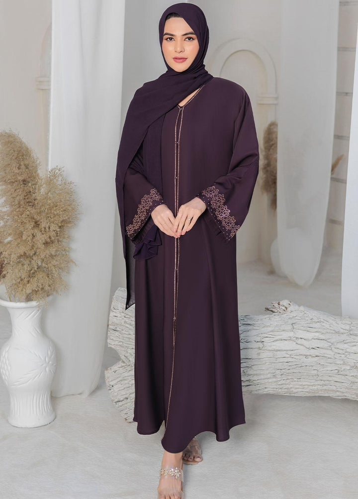 The Great Master (TGM)  Korean Nida Front Open Abaya Nisa