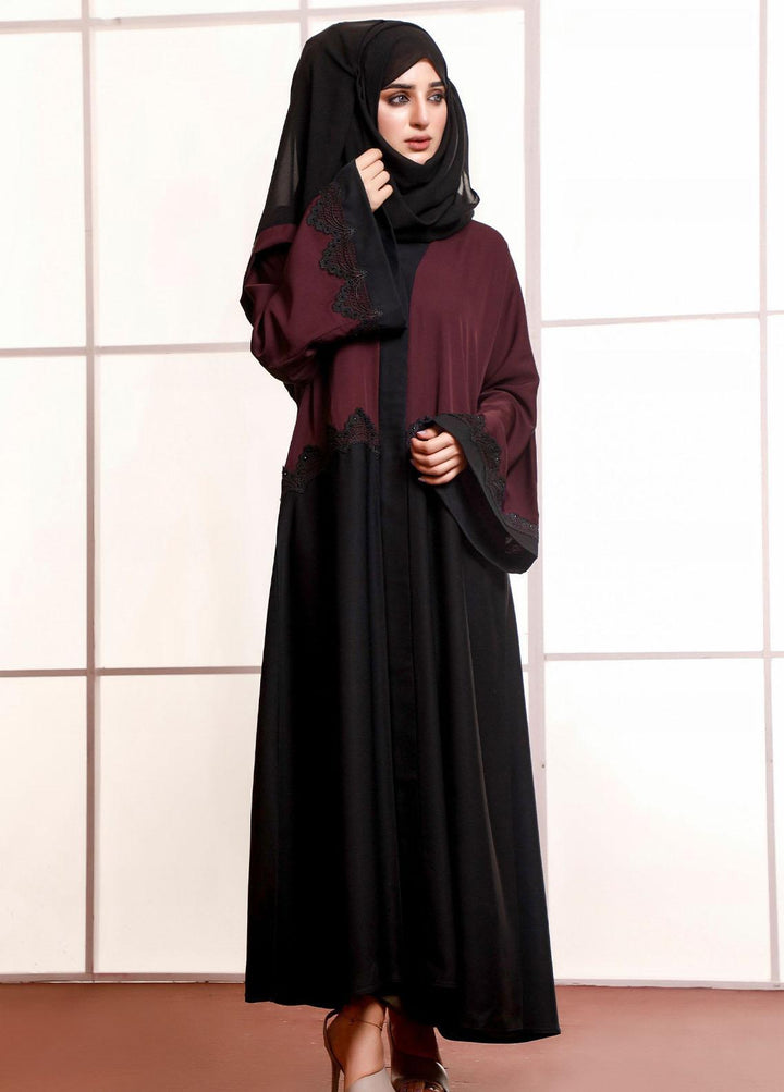 The Great Master (TGM)  Korean Nida Front Open Abaya Maha