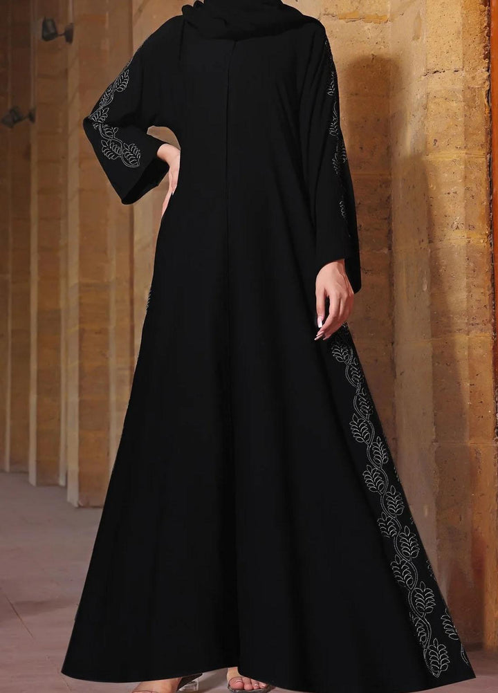 The Great Master (TGM)  Hareer Front Open Style Abaya Sehrish
