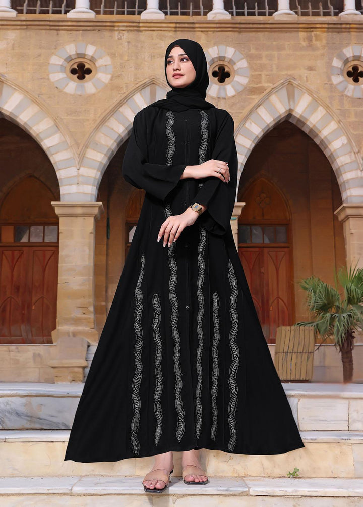 The Great Master (TGM)  Nida Front Open Style Abaya Obaida