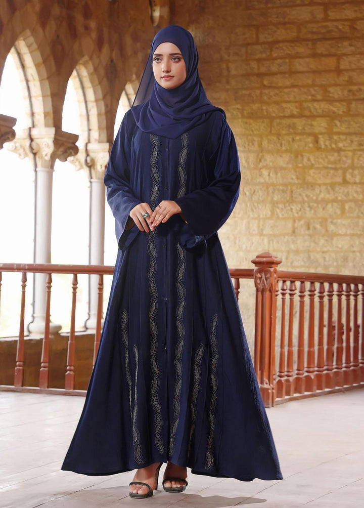 The Great Master (TGM)  Hareer Front Open Style Abaya Zeenah
