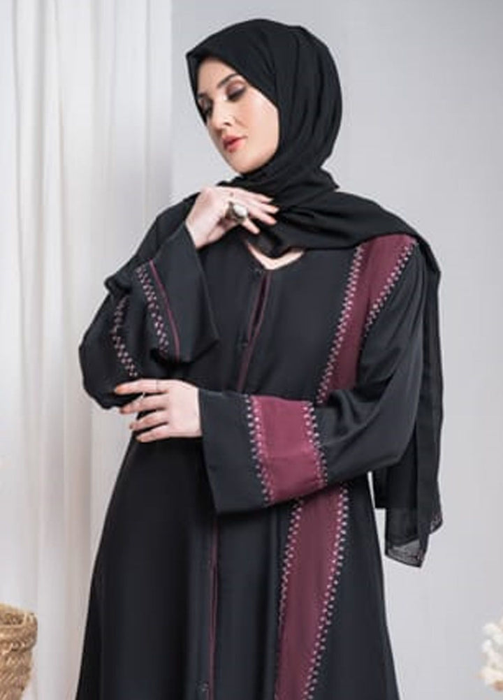 The Great Master (TGM) Pret Front Open Style Nida Abaya Neha