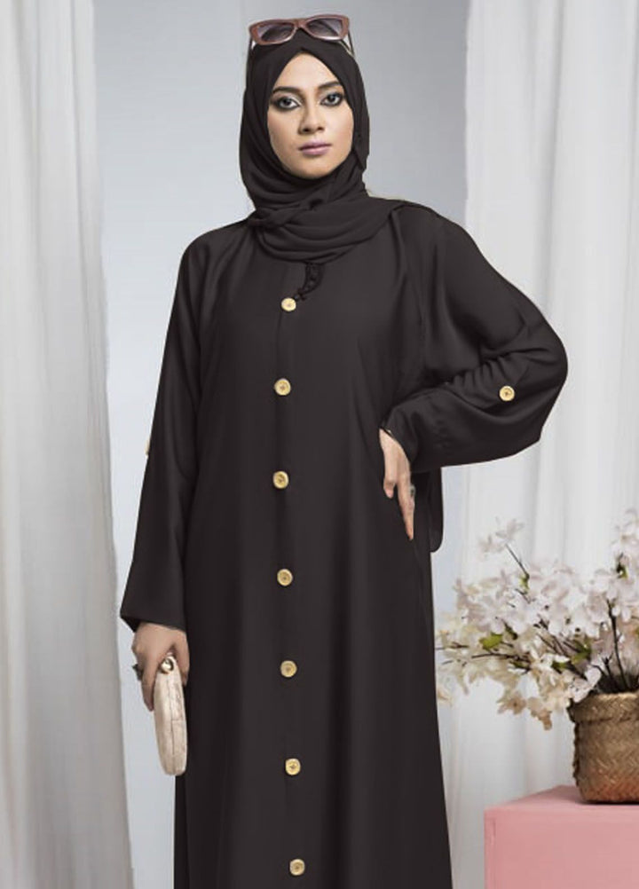 The Great Master (TGM) Pret Front Open Style Nida Abaya Sidra