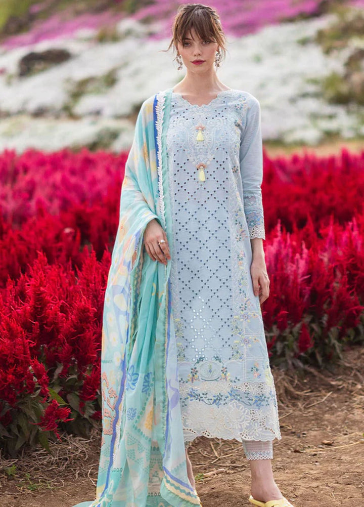 The Secret Garden by Mushq Embroidered Lawn Suits Unstitched 3 Piece MQ24SG D-6A Nixie - Summer Collection