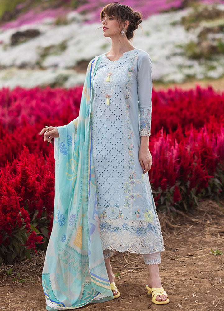 The Secret Garden by Mushq Embroidered Lawn Suits Unstitched 3 Piece MQ24SG D-6A Nixie - Summer Collection