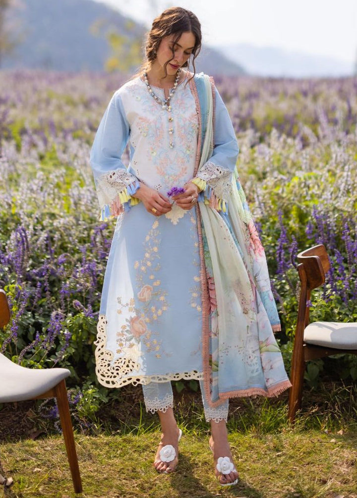The Secret Garden by Mushq Embroidered Lawn Suits Unstitched 3 Piece MQ24SG D-7A Solara - Summer Collection