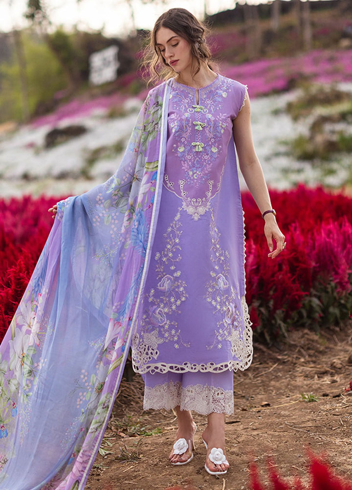 The Secret Garden by Mushq Embroidered Lawn Suits Unstitched 3 Piece MQ24SG D-7B Novella - Summer Collection