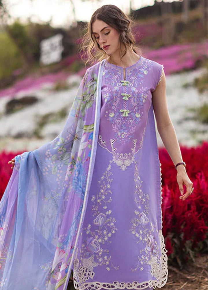 The Secret Garden by Mushq Embroidered Lawn Suits Unstitched 3 Piece MQ24SG D-7B Novella - Summer Collection