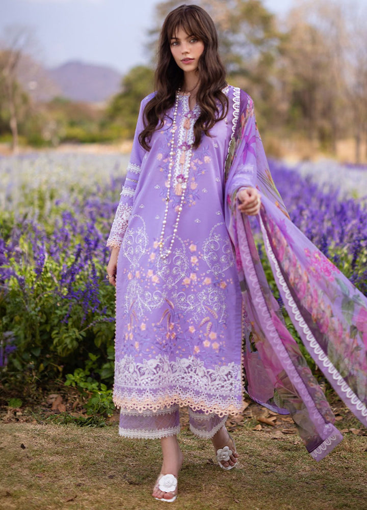 The Secret Garden by Mushq Embroidered Lawn Suits Unstitched 3 Piece MQ24SG D-8B Zyra - Summer Collection