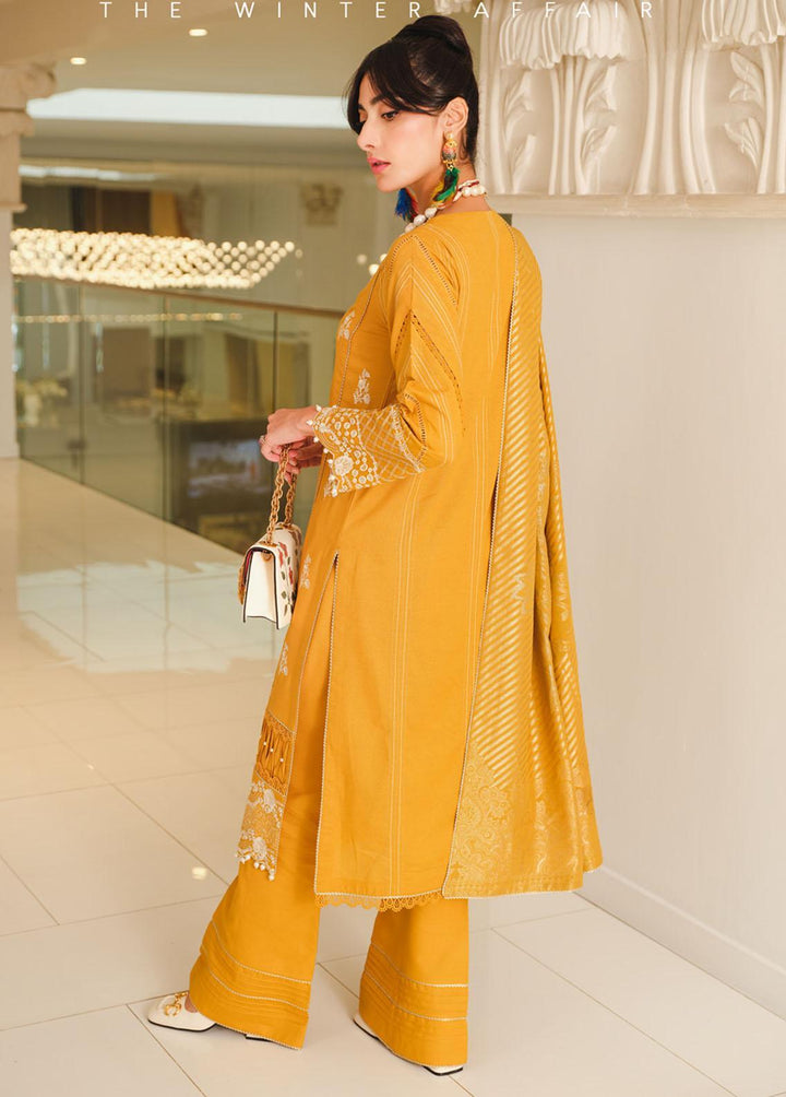 The Winter Affair By Rang Rasiya Embroidered Karandi Suits Unstitched 3 Piece RRDSWA22D7 Nuray - Winter Collection