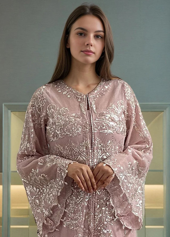 Thread and Motifs Pret Embroidered Net 3 Piece 9751.1