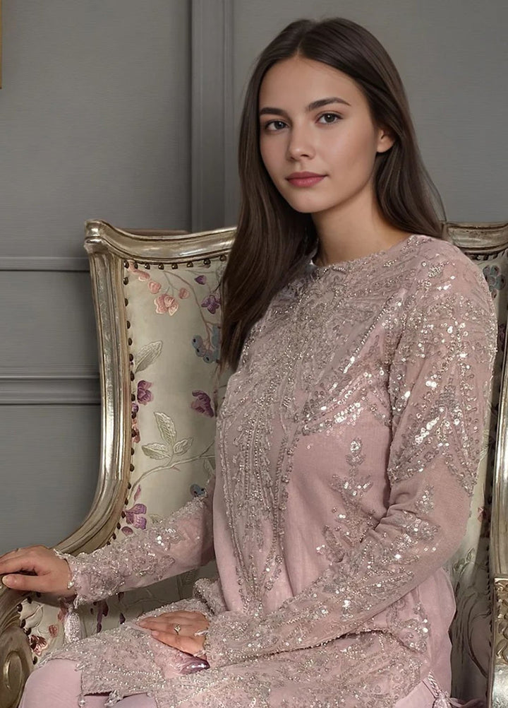 Thread and Motifs Pret Embroidered Net 3 Piece 9751.3