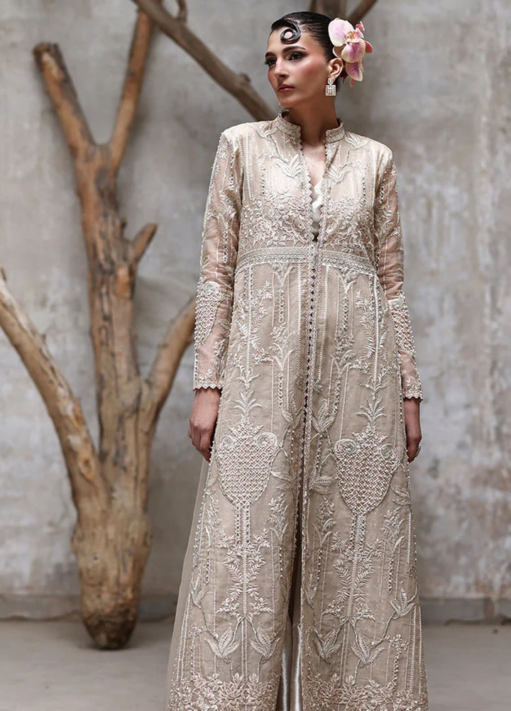 Thread and Motifs Pret Embroidered Net 3 piece Suit 9640