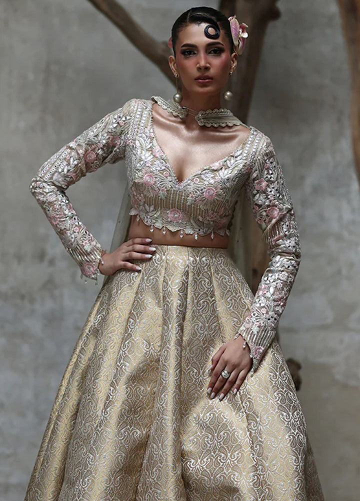 Thread and Motifs Pret Embroidered Organza 3 piece Suit 9124.3