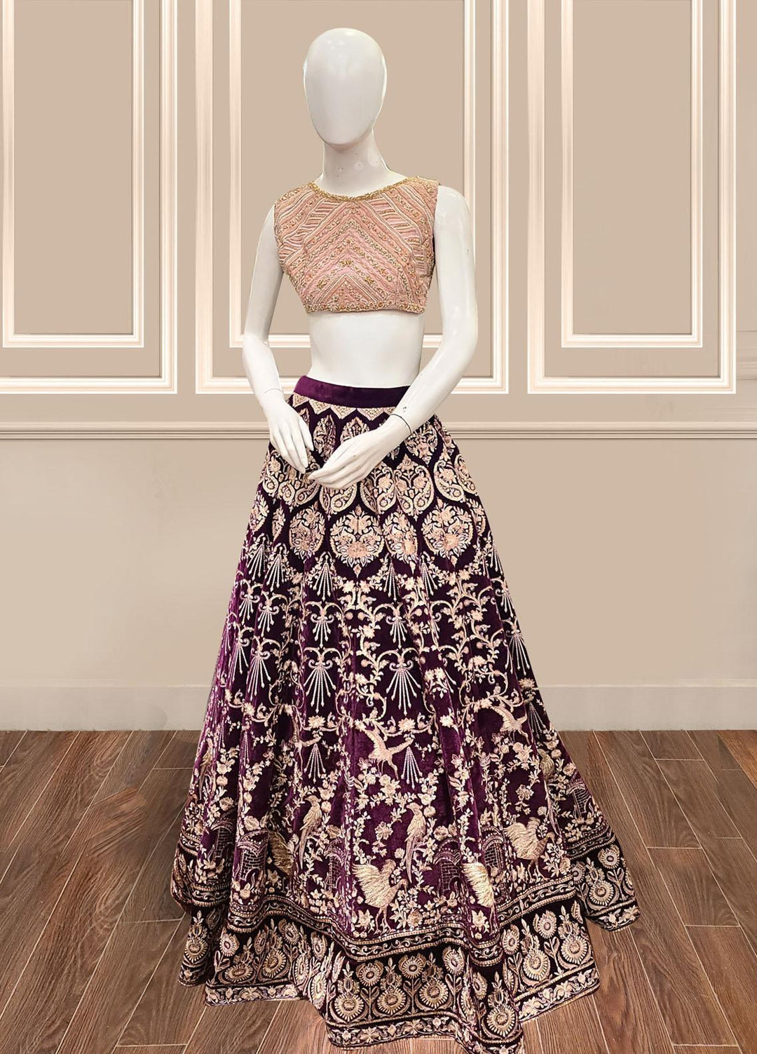 Threads & Motifs Luxury Pret Velvet 2 Piece Dress THM21F 7520