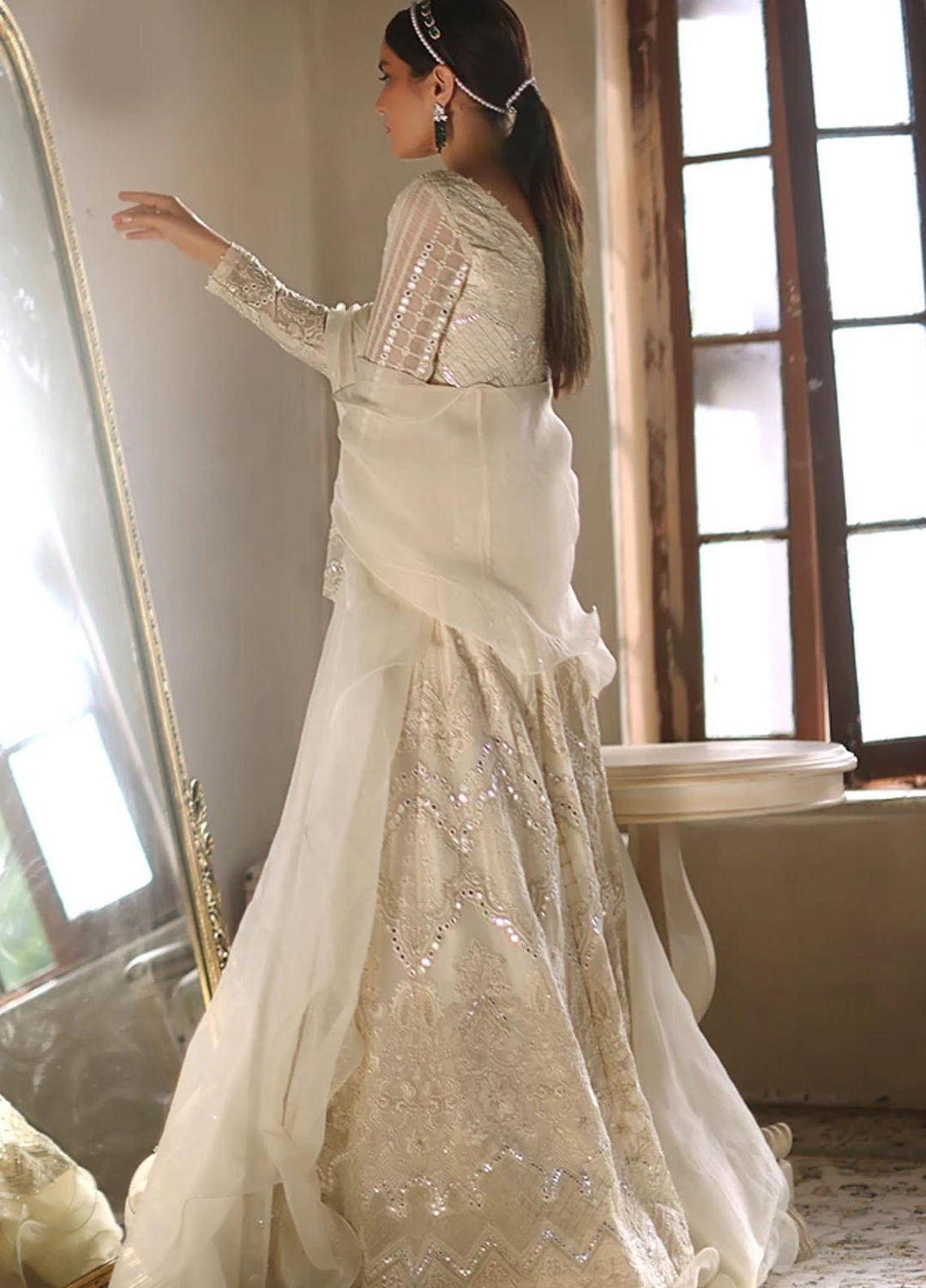 Threads & Motifs Luxury Pret Embroidered Chiffon Shirt THM21F 7050