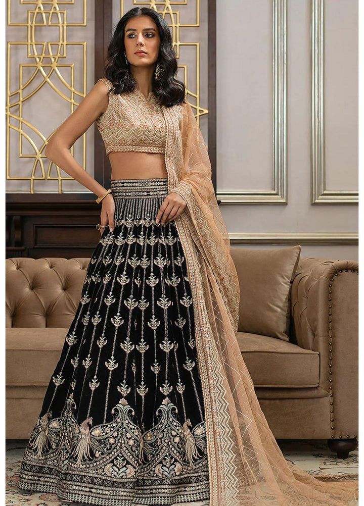Threads & Motifs Luxury Pret  Net Lehenga and Blouse 8075