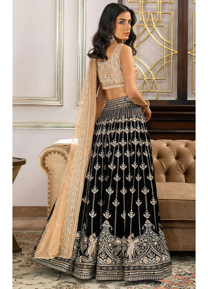 Threads & Motifs Luxury Pret  Net Lehenga and Blouse 8075