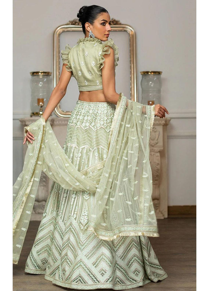Threads & Motifs Luxury Pret  Organza Lehenga and Blouse 8190