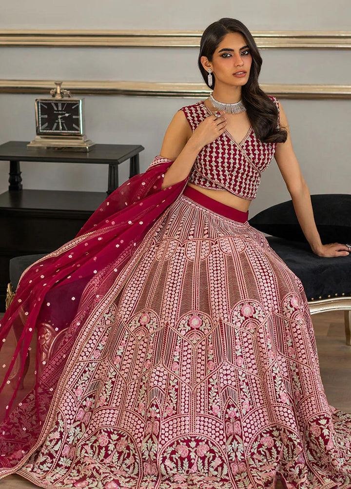 Threads & Motifs Luxury Pret  Organza Lehenga and Blouse 8108
