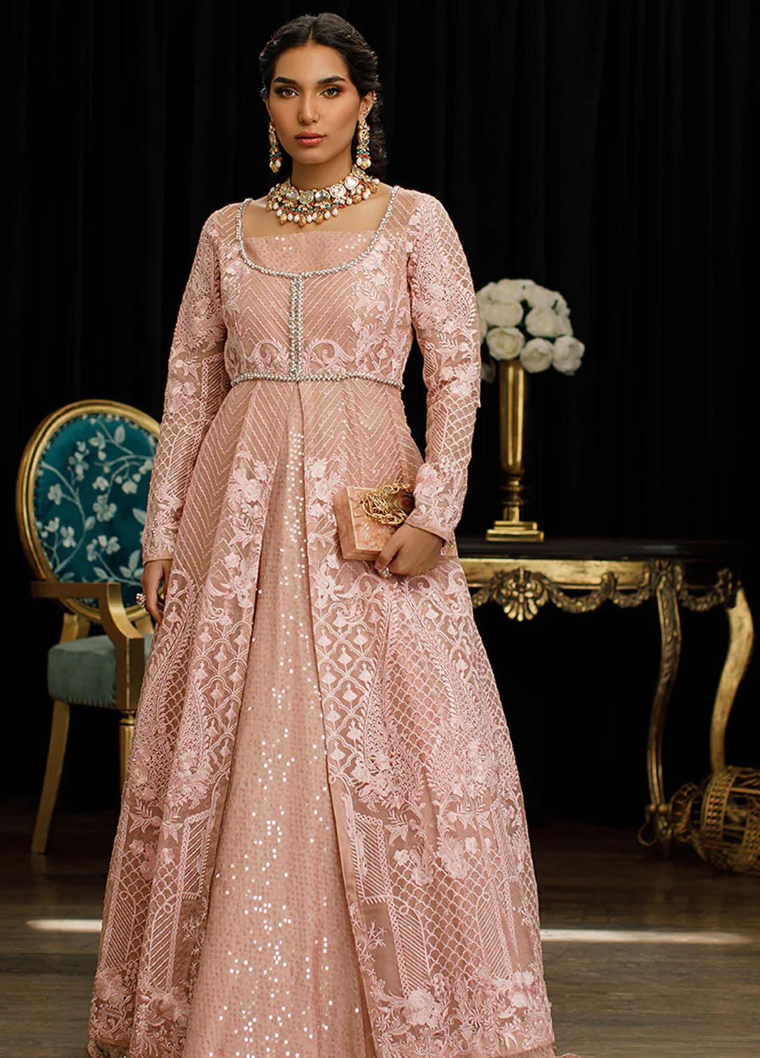 Threads & Motifs Pret Formal Organza Dress 6532.1