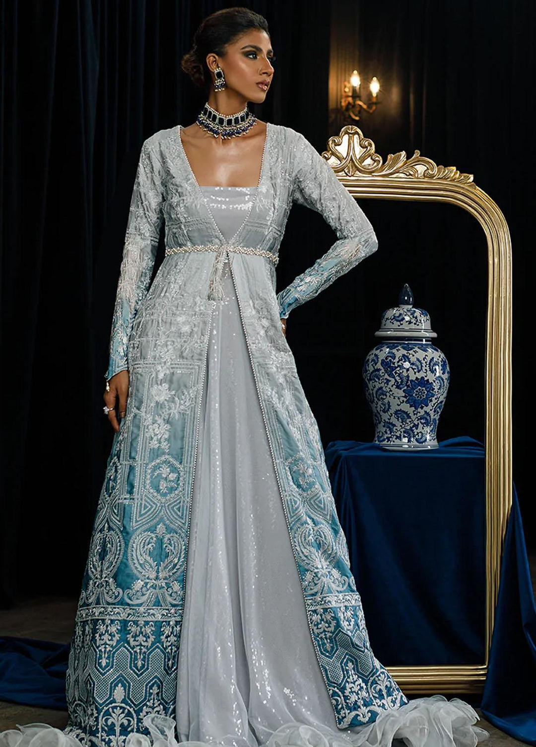 Threads & Motifs Pret Formal Silk Dress 7762.2