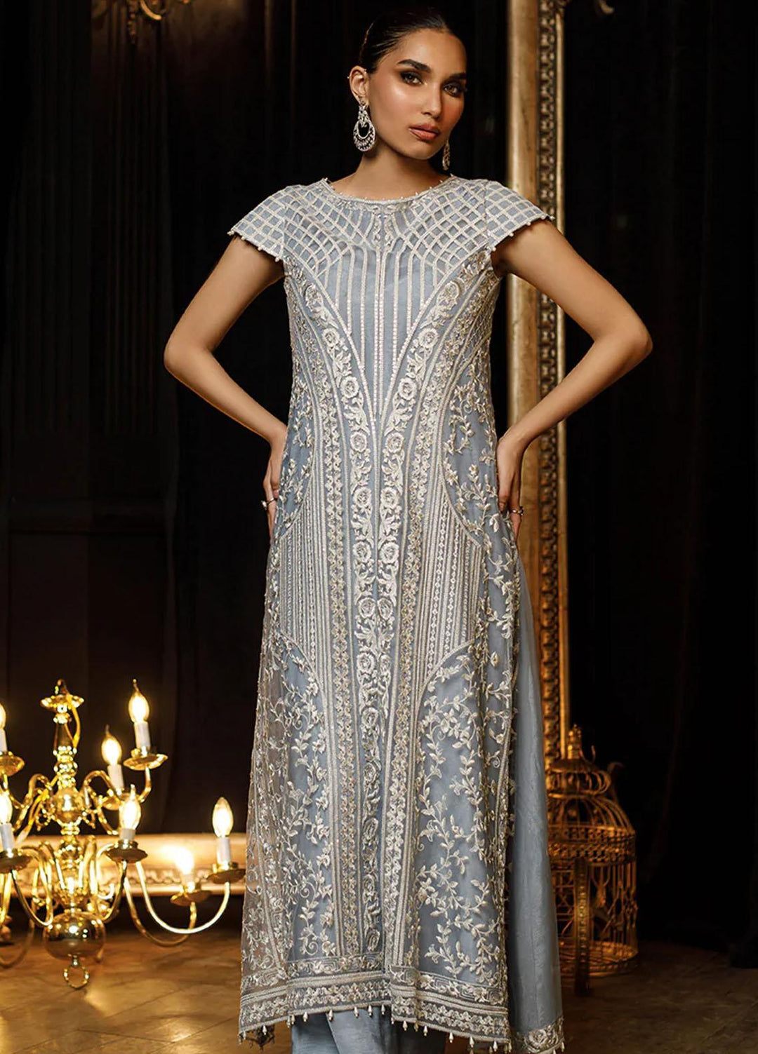 Threads & Motifs Pret Formal Net Dress 8051