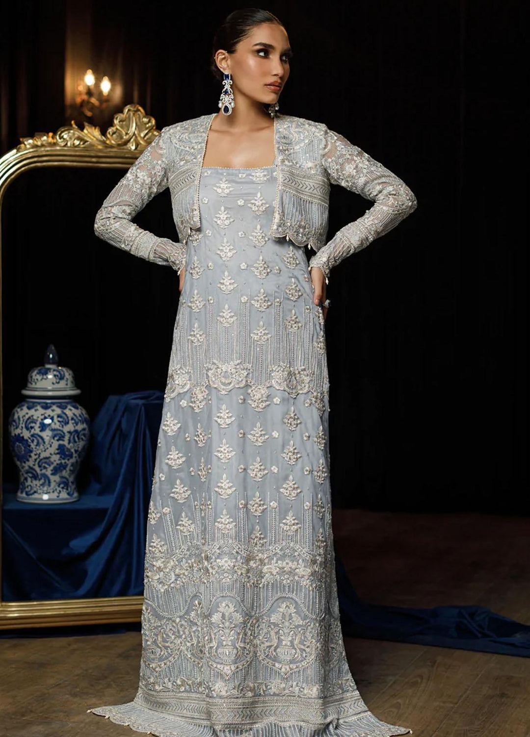 Threads & Motifs Pret Formal Net Dress 8063