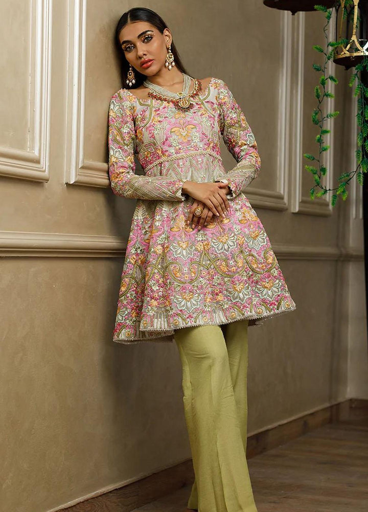 Threads & Motifs Pret Formal Wear Organza Peplum 8578