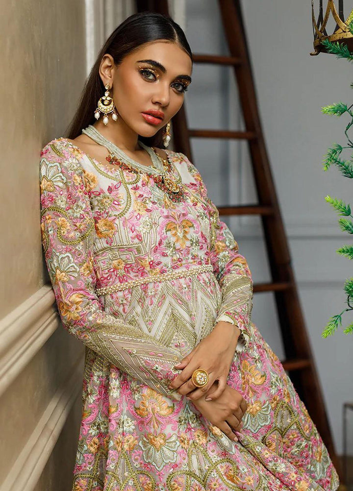 Threads & Motifs Pret Formal Wear Organza Peplum 8578