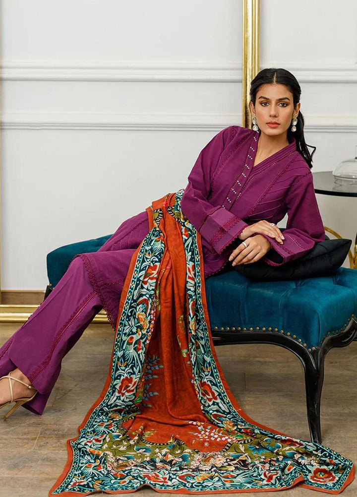 Threads & Motifs Printed Viscose  Shawls THM23SH Shawl-8222 - Winter Shawls