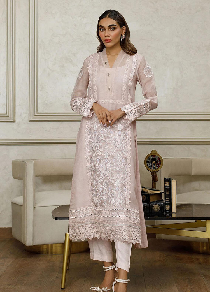 Threads & Motifs Pret Embroidered Khaadi Net Shirt 8411